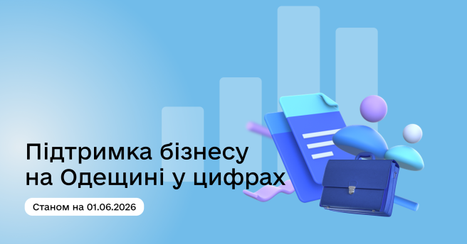 Як держава підтримує бізнес на Одещині: понад 650 млн грн грантів та понад 41 млрд грн доступних кредитів