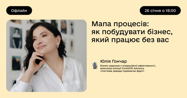 Мапа процесів: як побудувати бізнес, який працює без вас